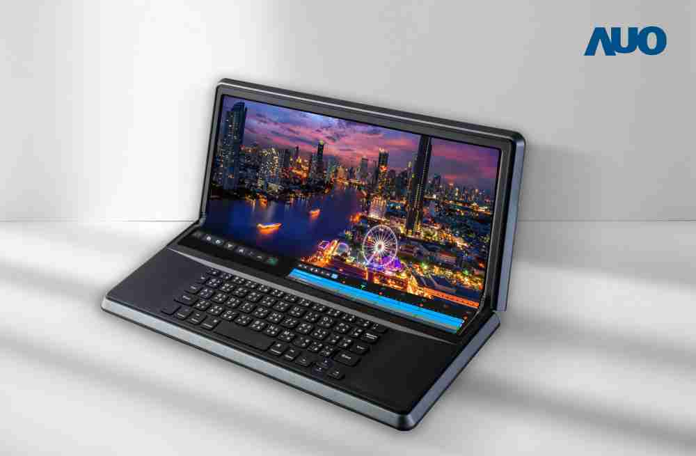 森林舞会14.6吋Micro LED折迭显示屏幕，，搭配半径4mm的弯折绞炼，，，以及高画素、、、高亮度、、高对比度的显示技术特点，，即便在大视角下仍保有绝佳色相与亮度