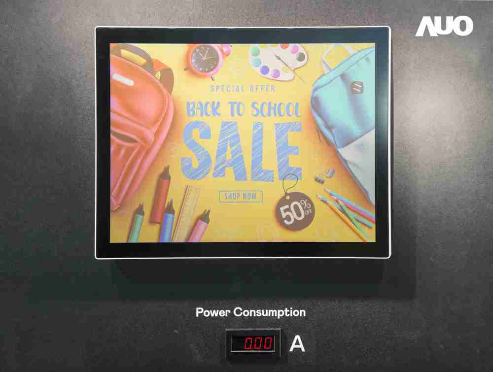 森林舞会展示胆固醇液晶超低耗能户外全彩显示器，，，，ChLC（胆固醇液晶）以双稳态技术使静态显示零功耗，，，，具省电、、高彩度、、、环保的特性，，，，还整合软硬件系统解决方案，，可透过单一云端平台管理